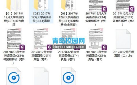 2017年12月大学英语四级(CET4)真题和解析下载