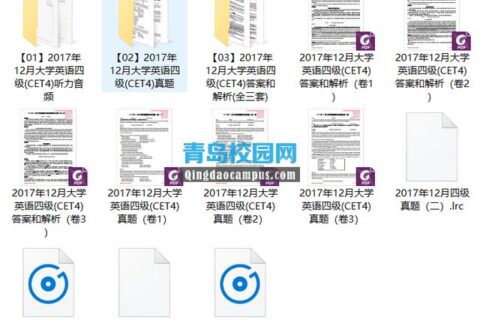 2017年12月大学英语四级(CET4)真题和解析下载