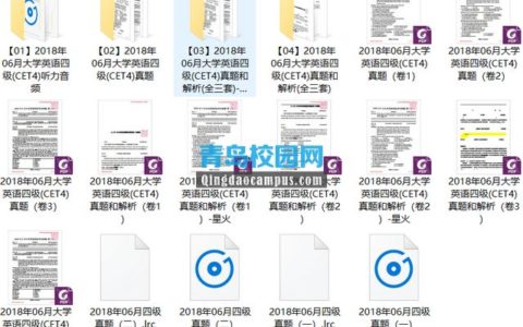 2018年6月大学英语四级(CET4)真题和解析下载