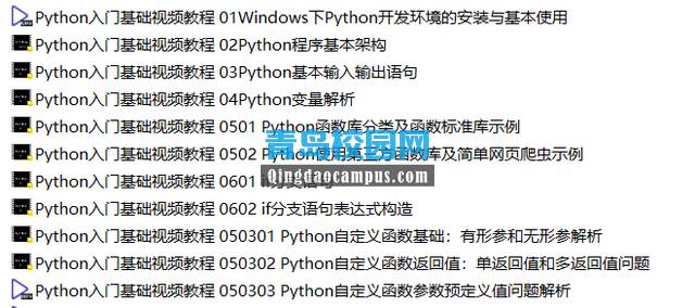 2019年全国计算机等级考试二级Python学习视频