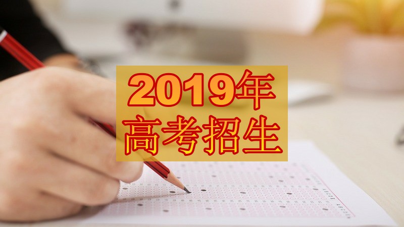 2019年山东省普通高等学校考试招生报名